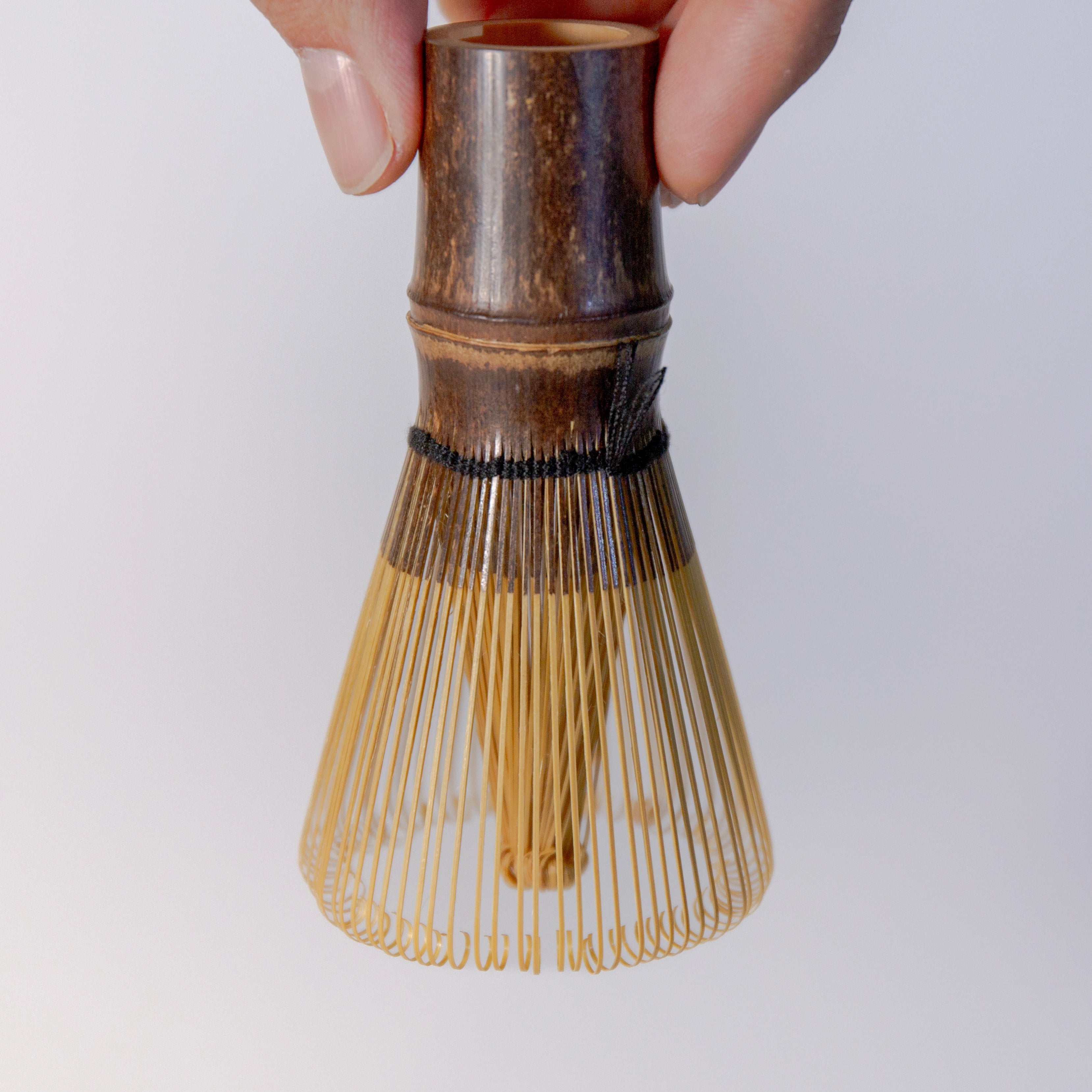 Purple Bamboo Matcha Whisk Chasen – 100 Prongs