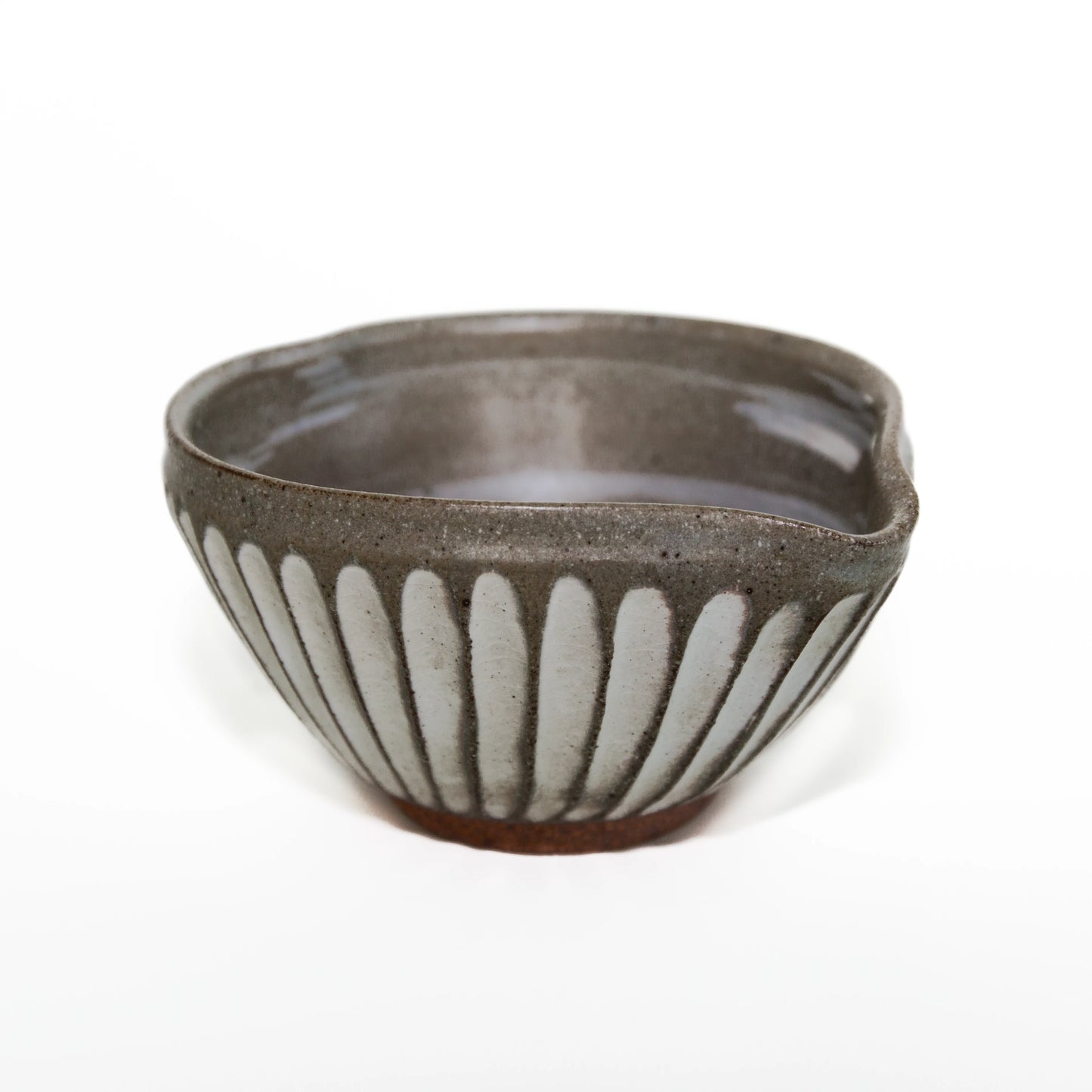 Hand-crafted Mino-yaki Matcha Bowl with Spout — Masamura