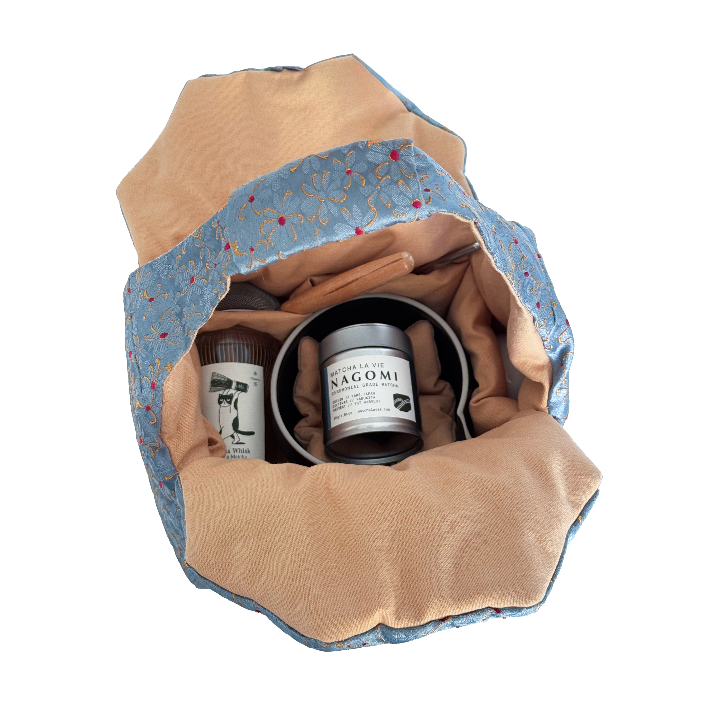 Brocade Portable Matcha Ware Storage Bag
