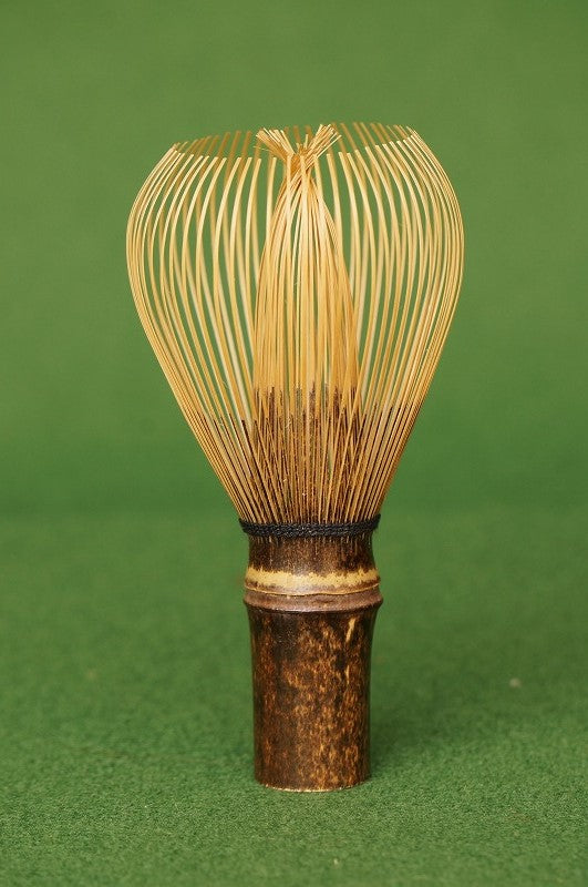 Artisan Black Bamboo Matcha Whisk "Kurotake Shin Chasen" - by Master Craftsman Mr. Kubo Sabun