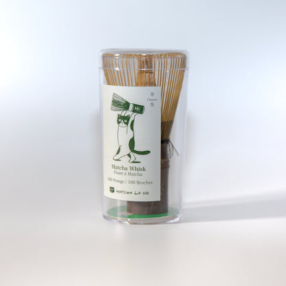 Purple Bamboo Matcha Whisk – 100 Prongs Chasen