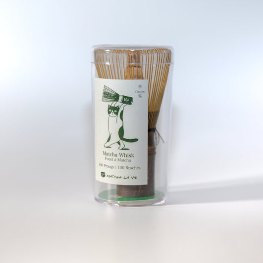 Purple Bamboo Matcha Whisk – 100 Prongs Chasen