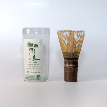 Purple Bamboo Matcha Whisk – 100 Prongs Chasen