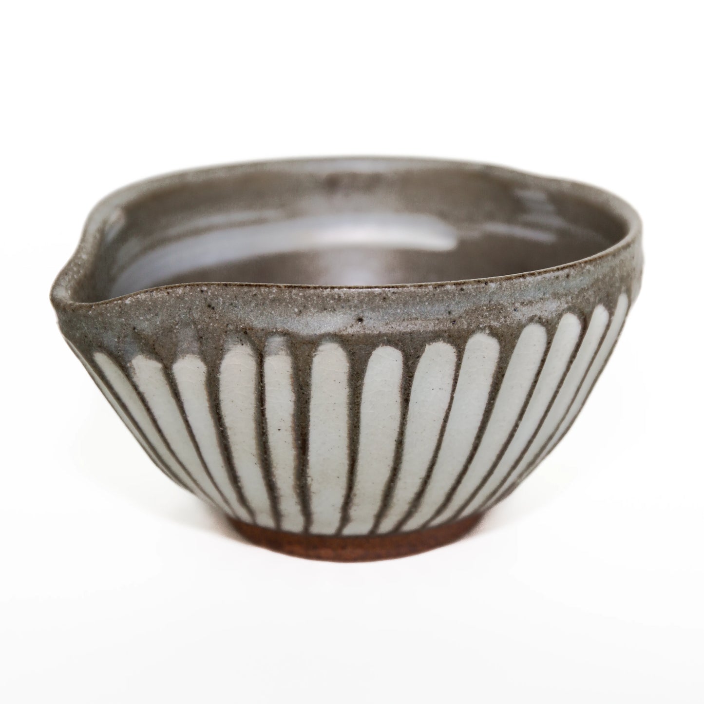 Hand-crafted Mino-yaki Matcha Bowl with Spout — Masamura