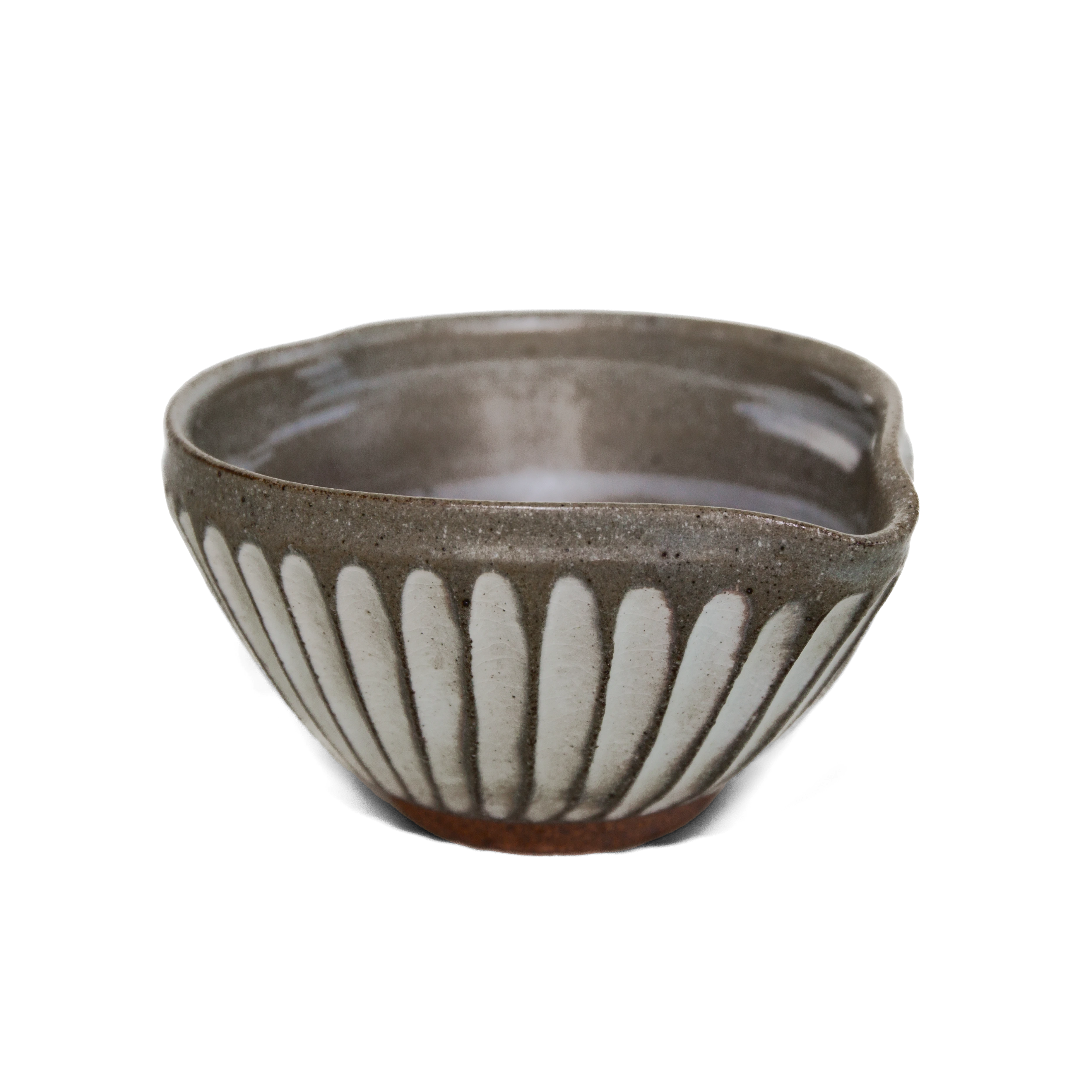 Hand-crafted Mino-yaki Matcha Bowl with Spout — Masamura