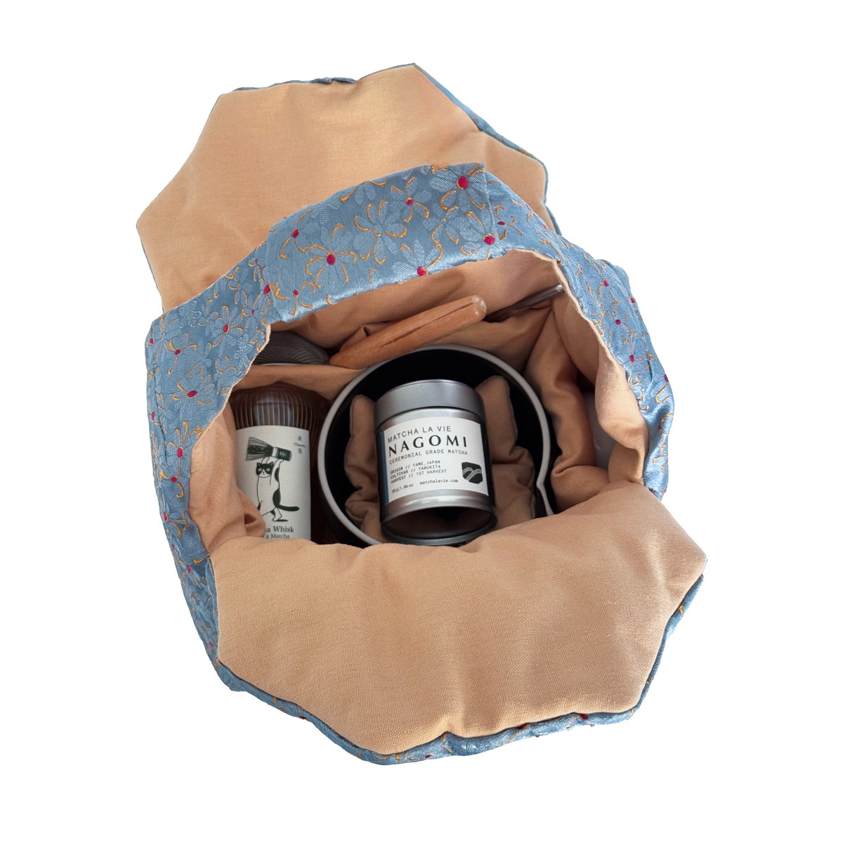 Brocade Portable Matcha Ware Storage Bag